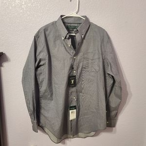 NWT LAUREN RALPH LAUREN ULTRA FLEX CLAASIC FIT MEN'S DRESS SHIRT 16.5 34/35